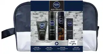 My Chemist Nivea men deep skin protect gift bag (blue) offer