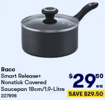 BIG W Raco Smart Release+ Nonstick Covered Saucepan 18cm/1.9-Litre offer