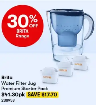 BIG W Brita Water Filter Jug Premium Starter Pack offer