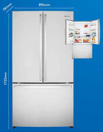 The Good Guys Westinghouse 565l french door refrigerator offer