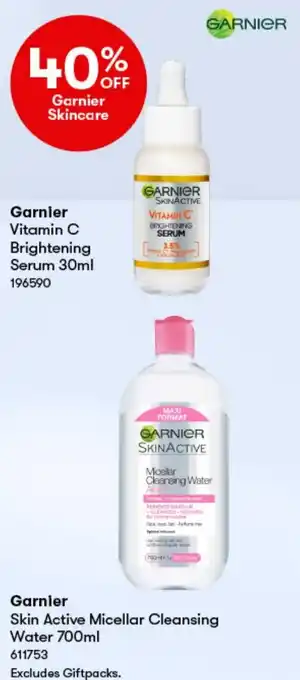 BIG W Garnier Skincare offer