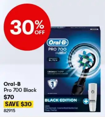 BIG W Oral-B Pro 700 Black offer