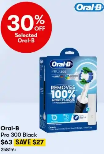 BIG W Oral-B Pro 300 Black offer