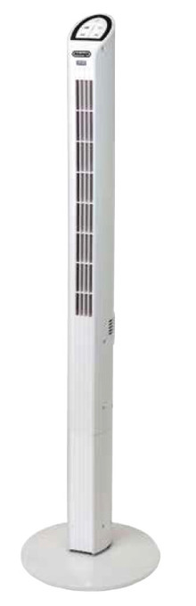 The Good Guys Delonghi 116cm tower fan with remote offer
