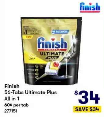 BIG W Finish 56-Tabs Ultimate Plus All in 1 offer