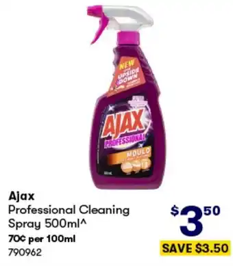 BIG W Ajax Professional Cleaning Spray 500ml offer
