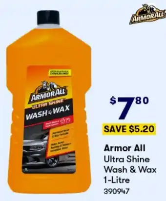 BIG W Armor All Ultra Shine Wash & Wax 1-Litre offer