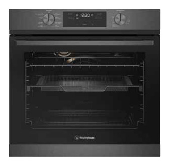 The Good Guys Westinghouse 60cm electric oven - dark stainless offer