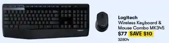 Logitech Wireless Keyboard & Mouse Combo MK345