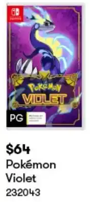 BIG W Pokémon Violet offer