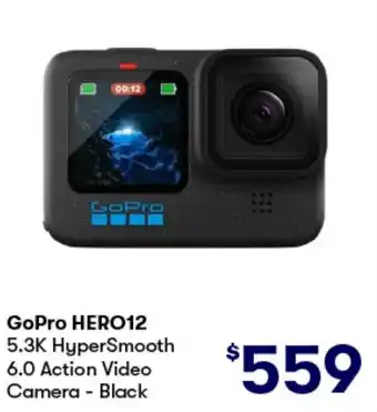 BIG W GoPro HERO12 5.3K HyperSmooth 6.0 Action Video Camera Black offer