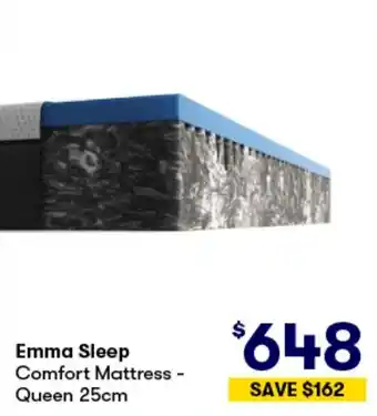 BIG W Emma Sleep Comfort Mattress - Queen 25cm offer