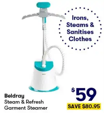 Beldray Steam & Refresh Garment Steamer