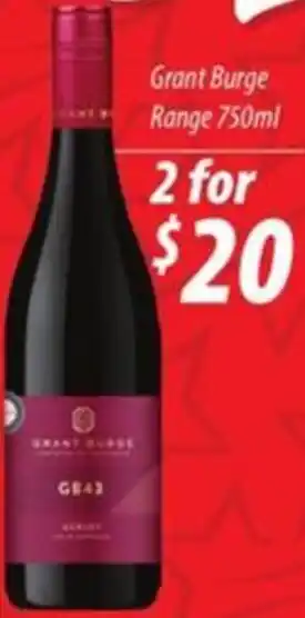 Star Liquor Grant Burge Range 750ml offer