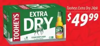 Star Liquor Tooheys Extra Dry 24pk offer