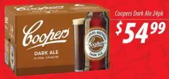 Star Liquor Coopers Dark Ale 24pk offer