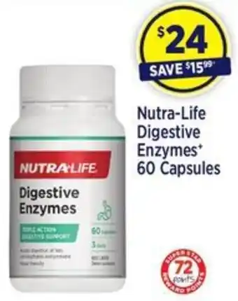 Nutra-Life Digestive Enzymes 60 Capsules