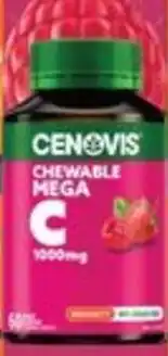 Star Discount Chemist Cenovis Vitamin C 1000mg Berry  60 Chewable Tablets offer