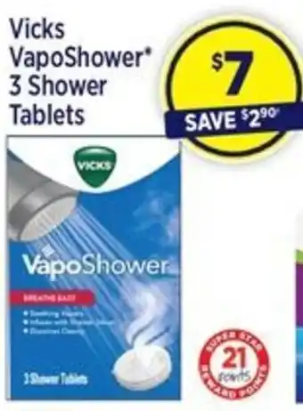 Vicks VapoShower 3 Shower Tablets