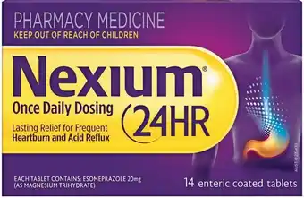 Pharmacist Advice Nexium 24HR 14 Tablets offer