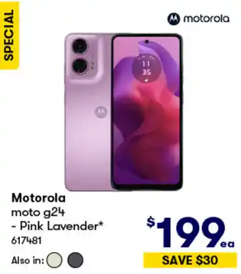 BIG W Motorola moto g24 -Pink Lavender offer