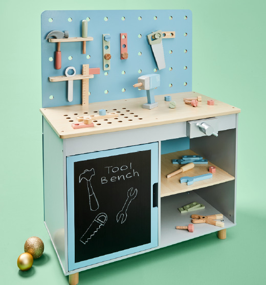 Fsc certified wooden tool bench offer at Kmart