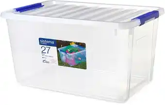 BIG W Sistema Storage Tub 27-Litre - Clear offer