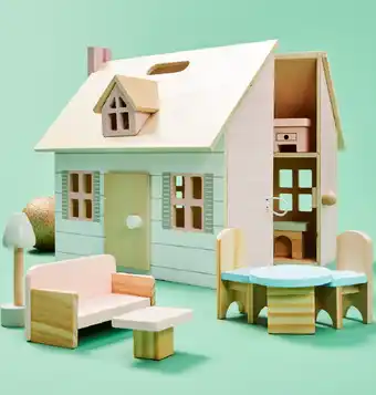 Kmart Wooden fold ‘n go dollhouse offer