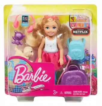 Kmart Barbie chelsea travel doll playset offer