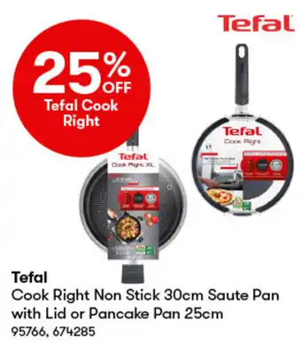 BIG W Tefal Cook Right offer