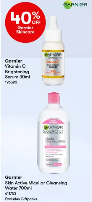 BIG W Garnier Skincare offer