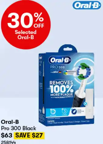 BIG W Oral-B Pro 300 Black offer