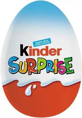 BIG W Kinder Surprise Chocolate Egg 20g - Blue offer