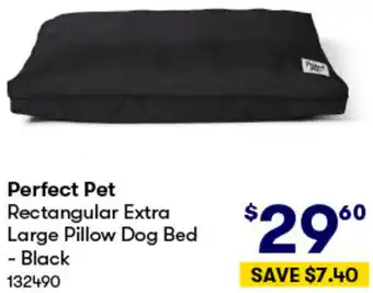 BIG W Perfect Pet Rectangular Extra Large Pillow Dog Bed offer