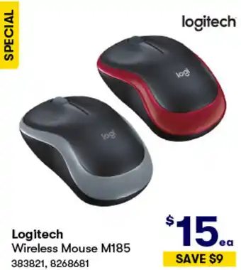 BIG W Logitech Wireless Mouse M185 offer