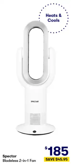 Spector Bladeless 2-in-1 Fan