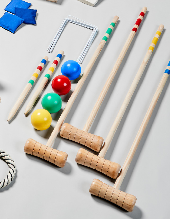 Wooden croquet set offer at Kmart