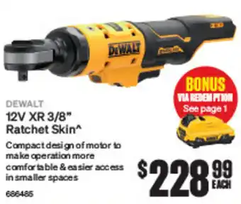SuperCheap Auto DEWALT DEWALT 12V XR 3/8" Ratchet Skin offer