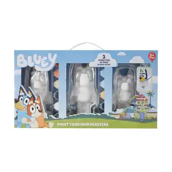 Kmart Bluey paint your own plaster 3 pack offer