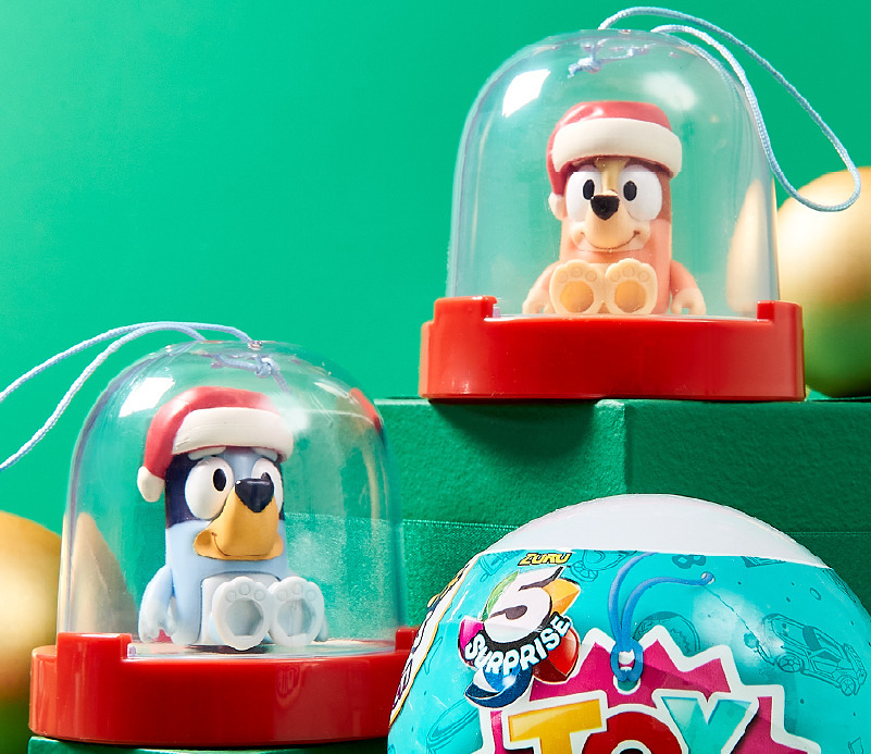 Bluey christmas bauble offer at Kmart