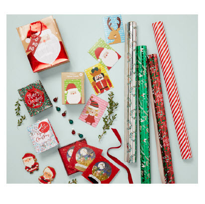 Christmas wrapping paper, cards \u0026 gift 