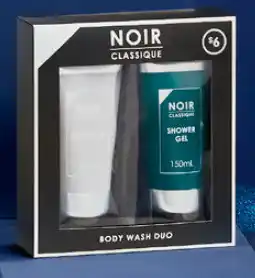 BIG W Noir body wash duo offer