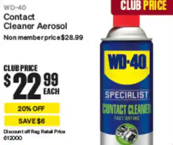 SuperCheap Auto WD-40 Contact Cleaner Aerosol offer