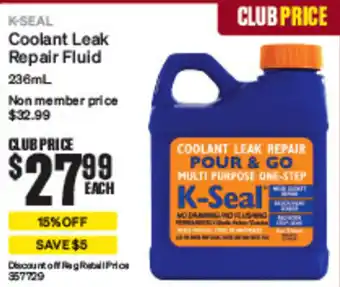 SuperCheap Auto K-SEAL Coolant Leak Repair Fluid 236mL offer