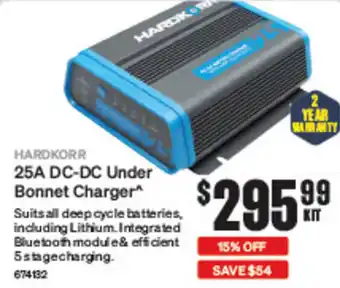 SuperCheap Auto HARDKORR 25A DC-DC Under Bonnet Charger offer