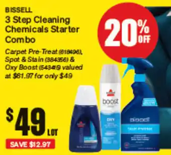 3 Step Cleaning Chemicals Starter Combo