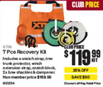 SuperCheap Auto XTM 7 Pce Recovery Kit offer