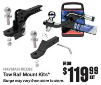 HAYMAN REESE Tow Ball Mount Kits