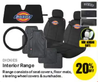 SuperCheap Auto Dickies Interior Range offer