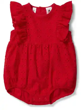 BIG W Dymples broderie romper sizes 0000-1 offer